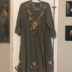 Johnny was cotton dress